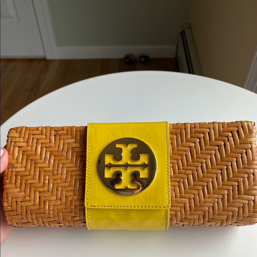 Tory Burch Woven Clutch